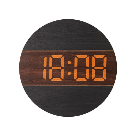 Horloge murale moderne salon LED