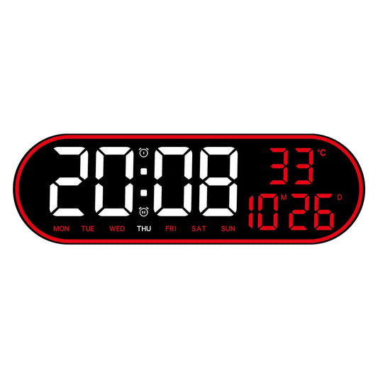 Horloge murale LED chronomètre