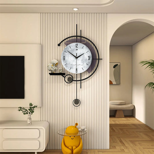 Grande horloge murale décorative