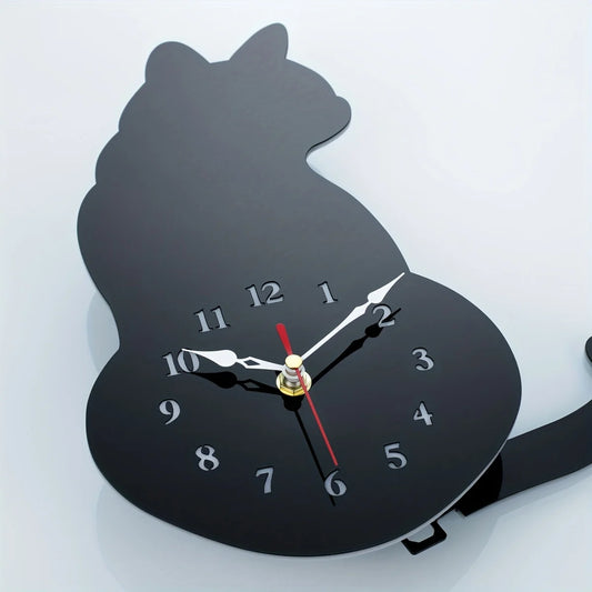 Horloge murale design chat
