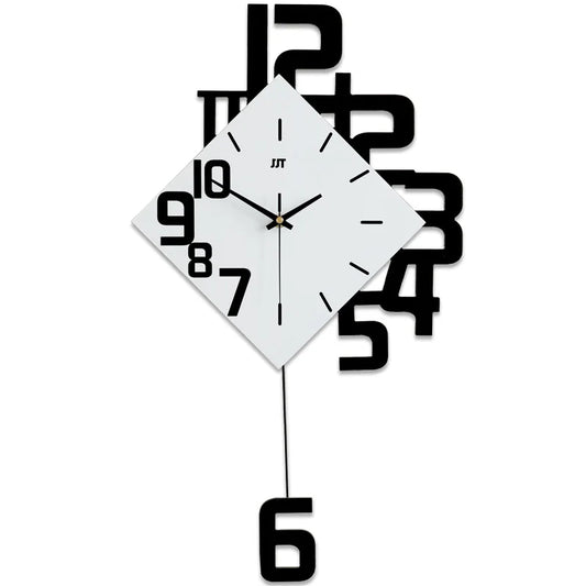 Horloge murale moderne avec balancier