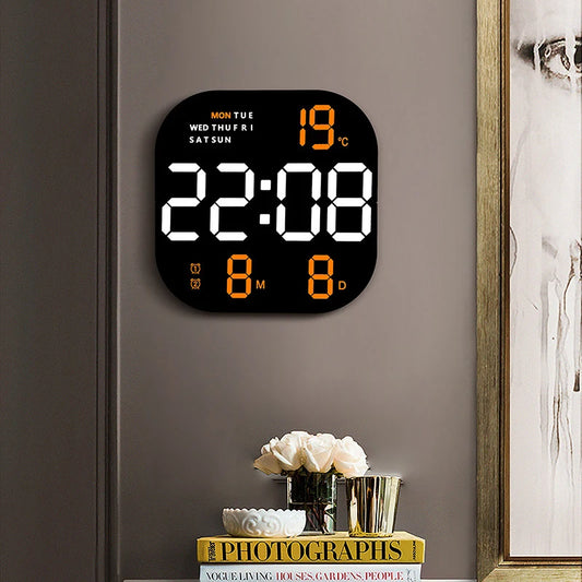 Horloge murale LED numérique