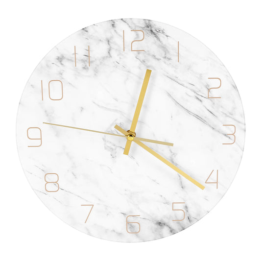 Horloge murale blanche 30 cm
