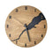 Horloge murale industrielle bois