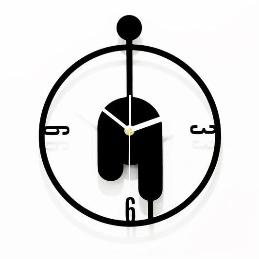 Horloge murale moderne salon