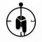 Horloge murale moderne salon