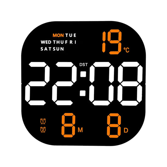 Horloge murale LED numérique