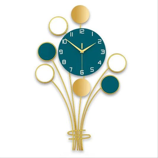 Horloge murale moderne couleur