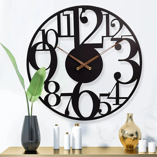 Grande horloge murale avec chiffre