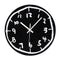 Horloge murale originale noire
