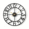 Horloge murale design noire